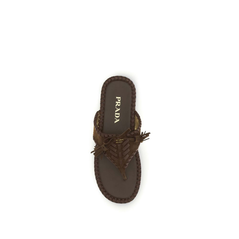 Thong Calfskin Flat Sandals