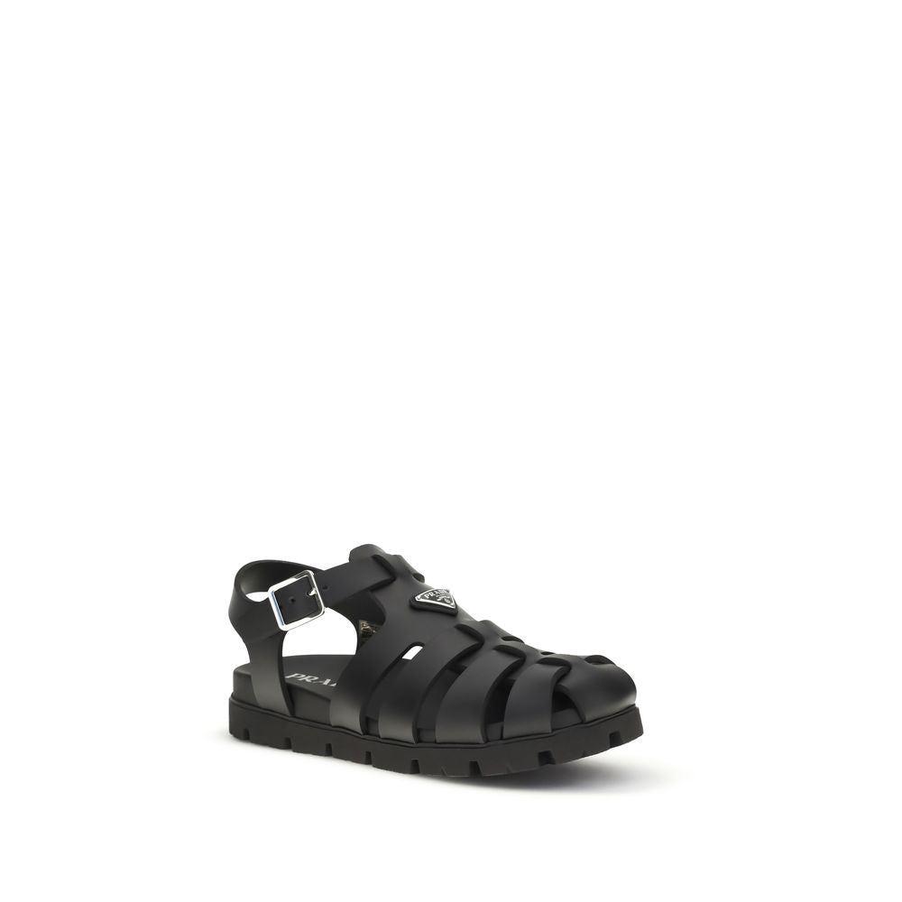 Calf Leather Cage Sandals