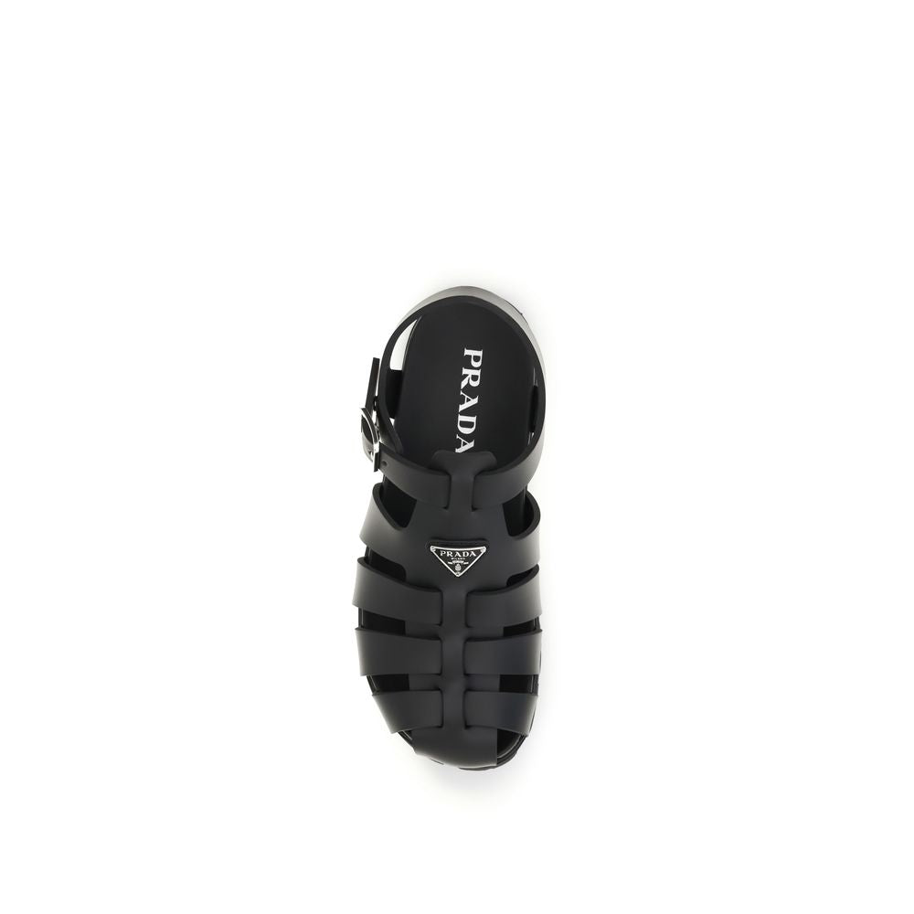 Calf Leather Cage Sandals