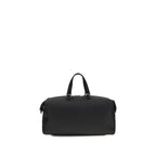 Soft Garnet Calfskin Lui Travel Duffle Bag