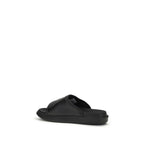 Leather Slide Sandals