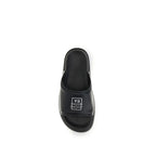 Leather Slide Sandals