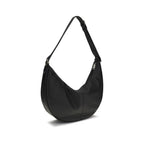 Melon Black Calfskin Shoulder Bag