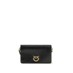 Mini Love Click Soft Horizontal Shoulder Bag in Black Calfskin