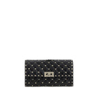 Calf Leather Rockstud Spike Small Shoulder Bag