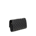 Calf Leather Rockstud Spike Small Shoulder Bag