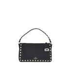 Small Calfskin Rockstud Shoulder Bag