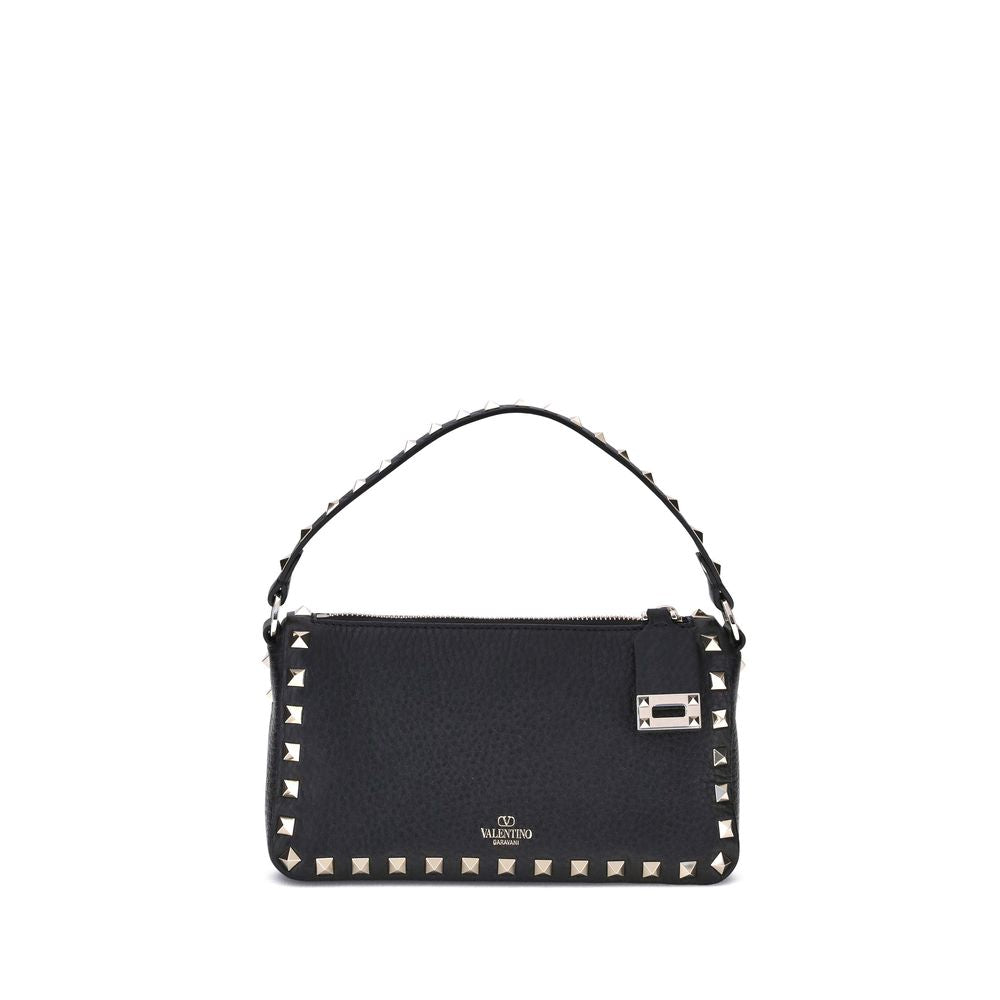 Small Calfskin Rockstud Shoulder Bag