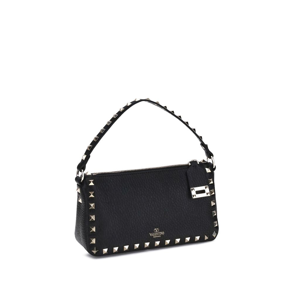 Small Calfskin Rockstud Shoulder Bag