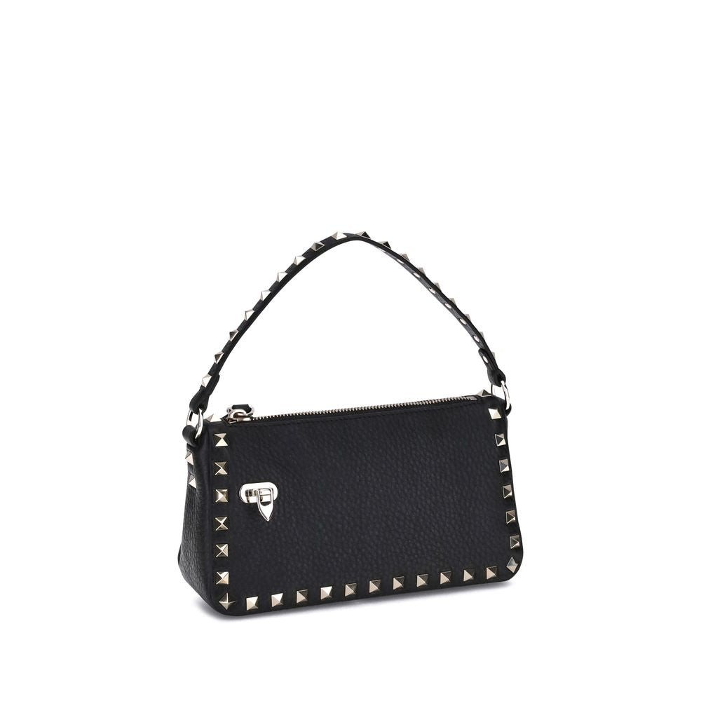 Small Calfskin Rockstud Shoulder Bag