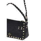 Small Calfskin Rockstud Shoulder Bag