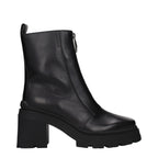 Eugenie 80 Black Leather Ankle Boots