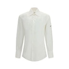 White Cotton Midi Shirt