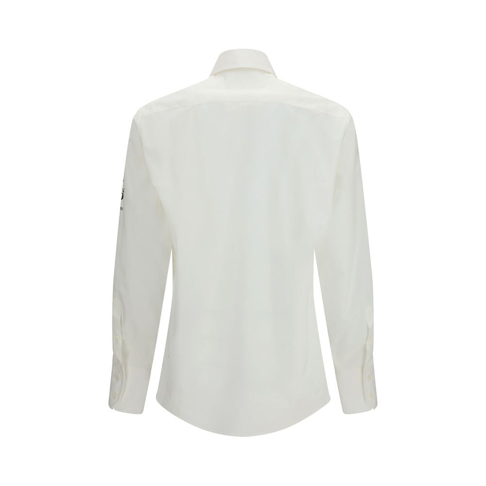 White Cotton Midi Shirt