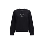 Black Cotton Sweatshirt