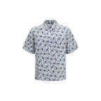 Multicolor Floral Cotton Silk Shirt