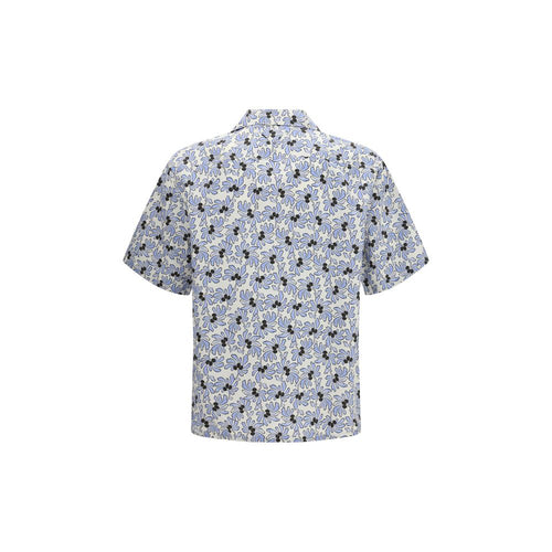Multicolor Floral Cotton Silk Shirt