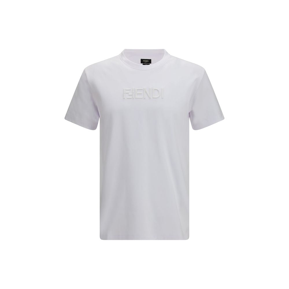 White Cotton Crewneck Tee