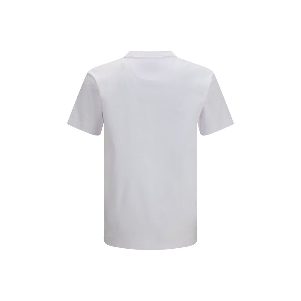 White Cotton Crewneck Tee