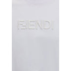 White Cotton Crewneck Tee