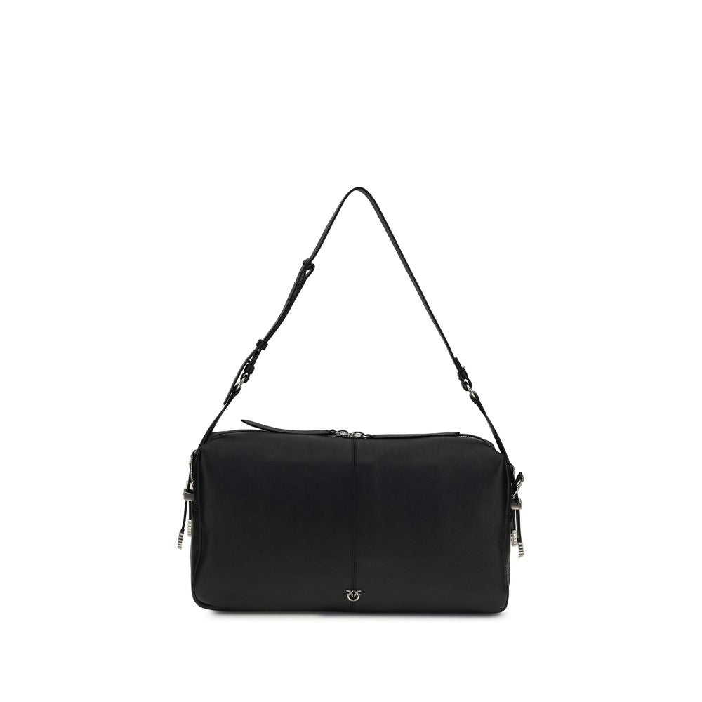 Large Keeper Biker Leather Shoulder Bag