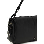 Large Keeper Biker Leather Shoulder Bag