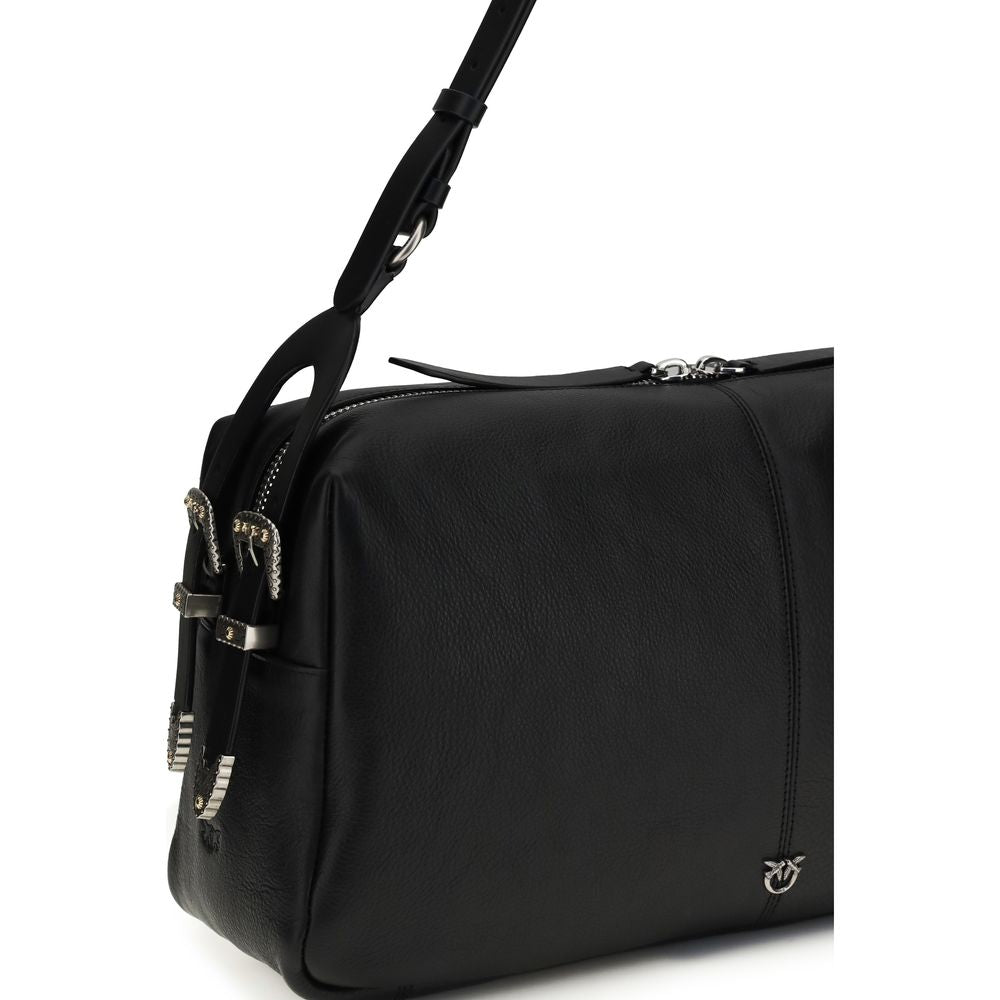 Large Keeper Biker Leather Shoulder Bag