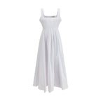 White Cotton Giro Dress