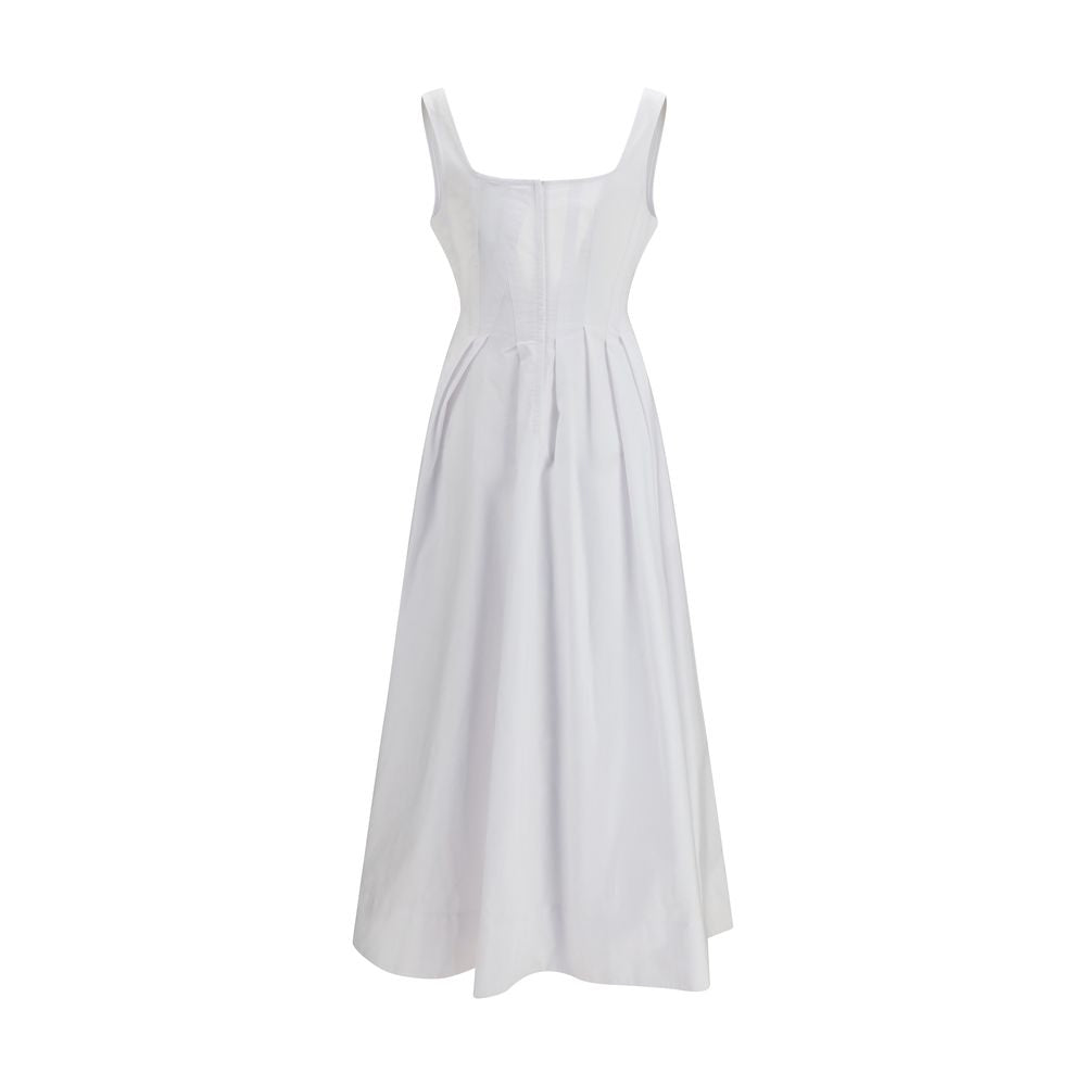 White Cotton Giro Dress