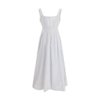 White Cotton Giro Dress