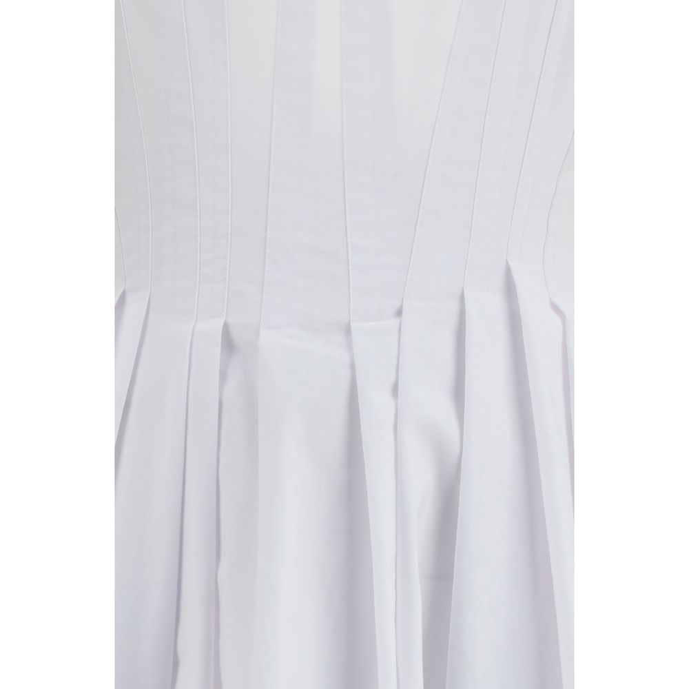 White Cotton Giro Dress