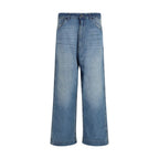 Cotton Oversize Wide Leg Jeans