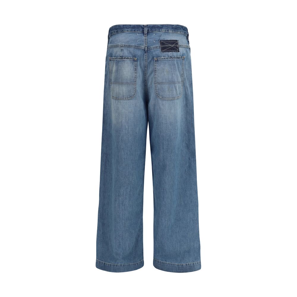 Cotton Oversize Wide Leg Jeans