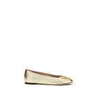VLogo Signature Laminated Nappa Leather Ballerinas