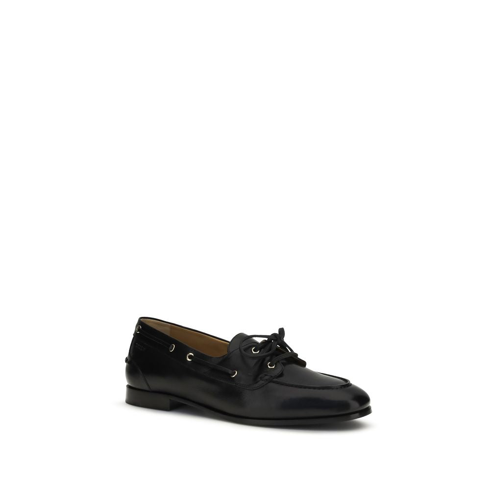 Plume Buffalo Leather Loafers