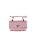 Rockstud Spike Quilted Lambskin Shoulder Bag