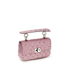 Rockstud Spike Quilted Lambskin Shoulder Bag
