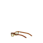 Brown Acetate Rectangular Cat-Eye Sunglasses