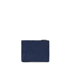 Vintage-Effect Leather Zip Pouch