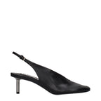 Black Leather Pumps