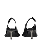 Black Leather Pumps