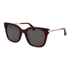 Burgundy Acetate Butterfly Sunglasses