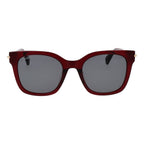 Burgundy Acetate Butterfly Sunglasses