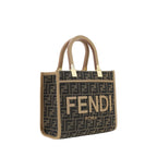 Small Logo-Jacquard Shoulder Bag