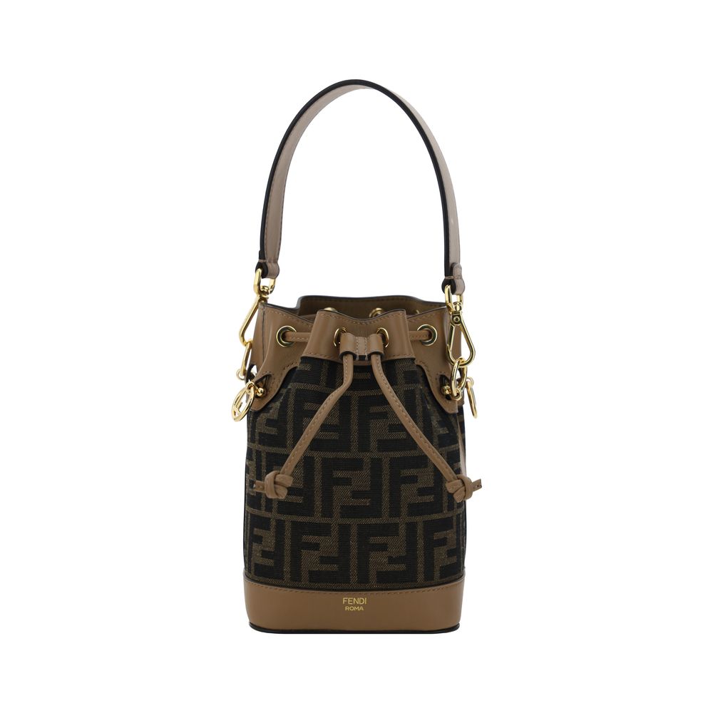 Mon Tresor Mini Raffia Bucket Bag