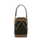 Mon Tresor Mini Raffia Bucket Bag
