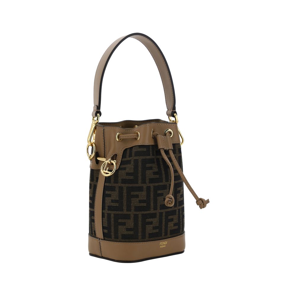 Mon Tresor Mini Raffia Bucket Bag