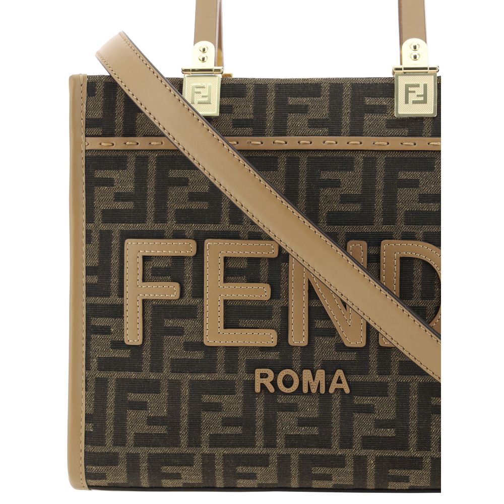 Small Logo-Jacquard Shoulder Bag