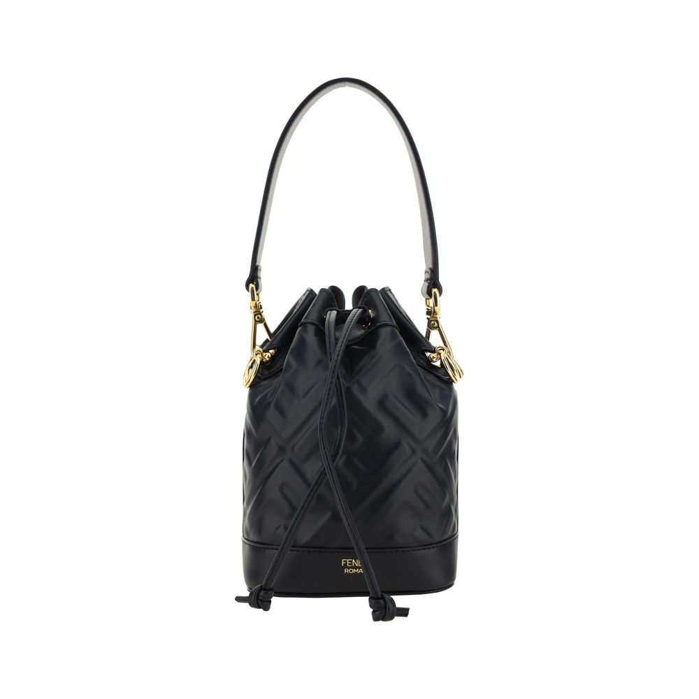Calfskin Mon Tresor Bucket Bag