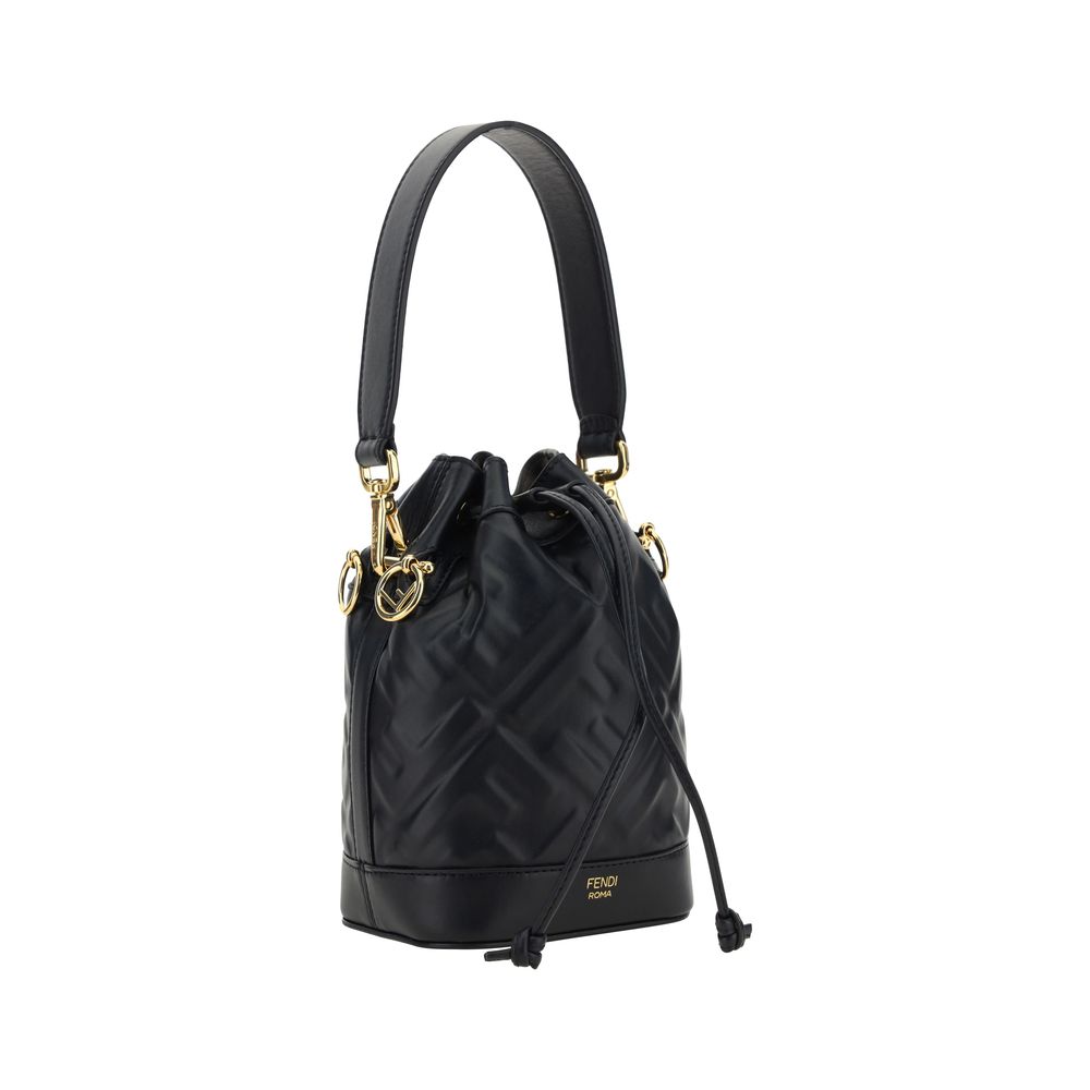 Calfskin Mon Tresor Bucket Bag
